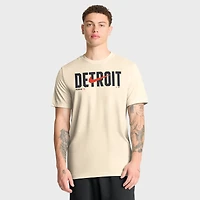 T-shirt Nike Dri-FIT Legend Swoosh gris chiné pour homme des Detroit Tigers