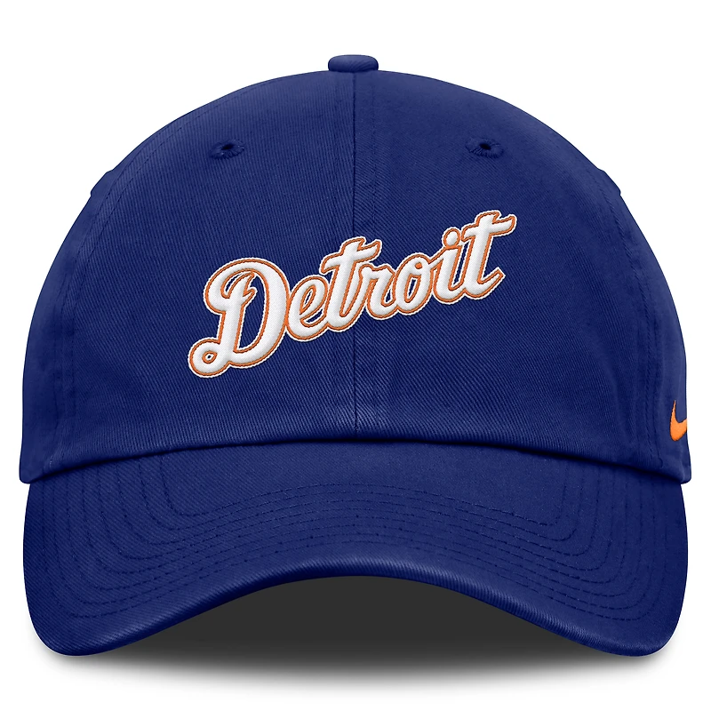 Men's Nike Deep Royal Detroit Tigers Club Adjustable Hat