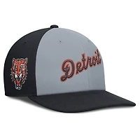 Casquette Snapback Nike Detroit Tigers Pro Performance pour homme, gris/bleu marine