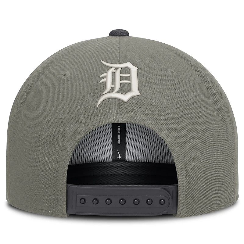 Men's Nike Gray Detroit Tigers Pro Dri-FIT Snapback Hat