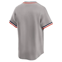 Men's Nike Gray Detroit Tigers Throwback Cooperstown Collection Limited Jersey