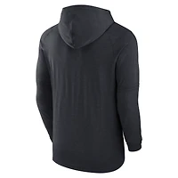 Men's Nike Heather Navy Detroit Tigers Authentic Collection Tri-Blend Performance Pullover Hoodie