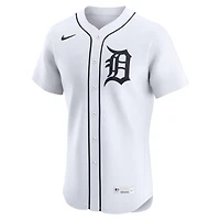 Men's Nike Javier Báez White Detroit Tigers Home Elite Jersey