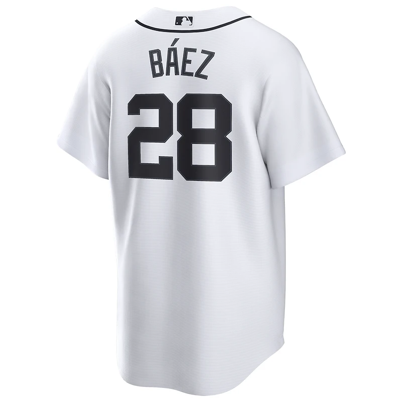 Men's Nike Javier Báez White Detroit Tigers Home Replica Jersey