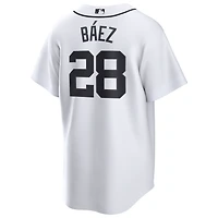 Men's Nike Javier Báez White Detroit Tigers Home Replica Jersey
