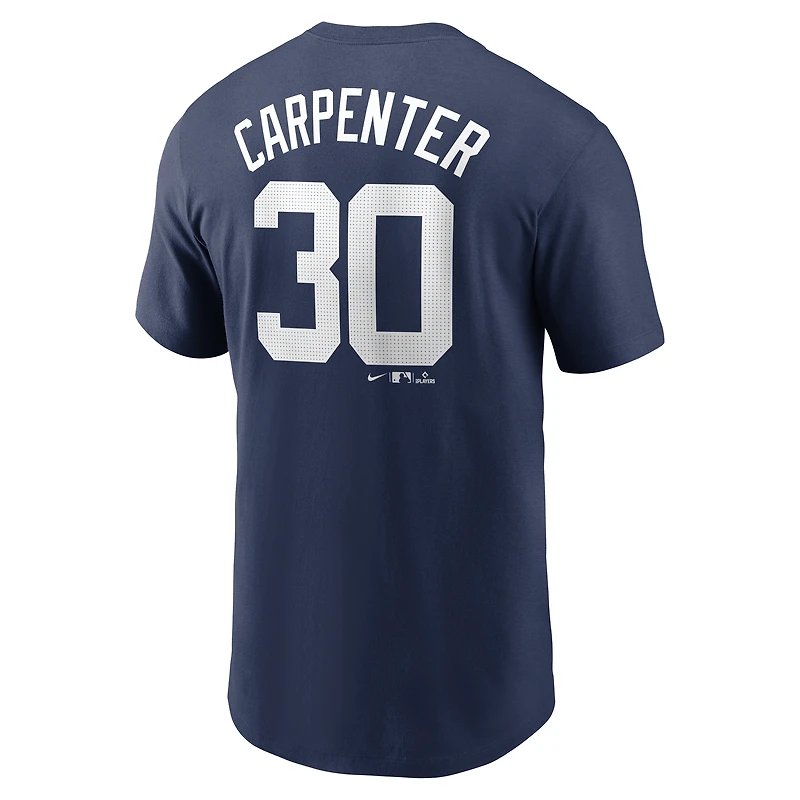 Men's Nike Kerry Carpenter Navy Detroit Tigers Fuse Name & Number T-Shirt