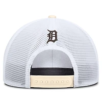 Men's Nike Natural/White Detroit Tigers Rise Dri-FIT Trucker Adjustable Hat​