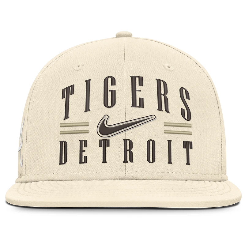 Men's Nike Natural Detroit Tigers True Dri-FIT AeroBill Fitted Hat