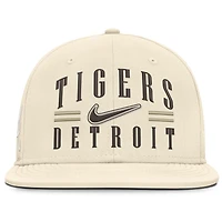 Men's Nike Natural Detroit Tigers True Dri-FIT AeroBill Fitted Hat