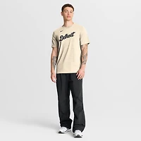 T-shirt Nike Natural Detroit Tigers pour homme avec logo tri-blend