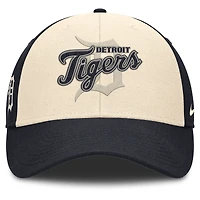 Casquette ajustable Nike Detroit Tigers Statement Club Performance pour homme, bleu marine/naturel