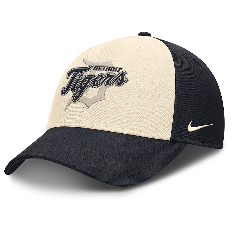 Men's Nike Navy/Natural Detroit Tigers Statement Club Performance Adjustable Hat
