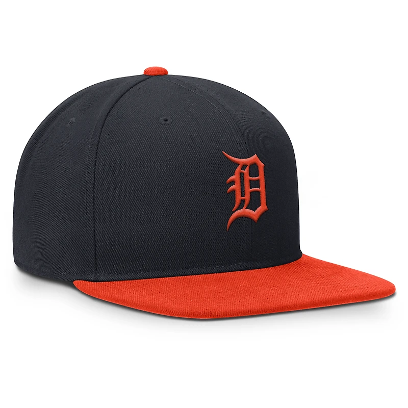 Men's Nike Navy/Orange Detroit Tigers Primetime Pro Dri-FIT Snapback Hat