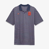 Men's Nike Navy/White Detroit Tigers Striped Victory Dri-FIT Polo