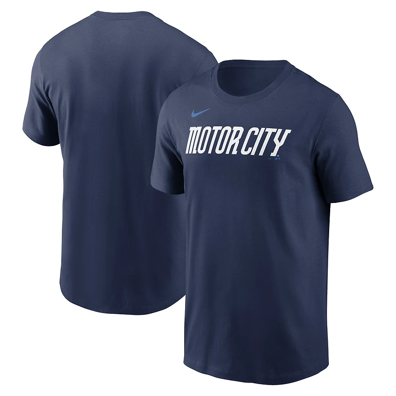 Men's Nike  Navy Detroit Tigers 2024 City Connect Wordmark T-Shirt