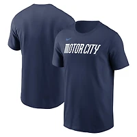 Men's Nike  Navy Detroit Tigers 2024 City Connect Wordmark T-Shirt