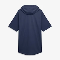 T-shirt à capuche Nike Detroit Tigers bleu marine pour homme, en mélange de trois matières.
