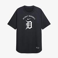 Men's Nike Navy Detroit Tigers Authentic Collection Batting Practice Pre-Game Raglan Dri-FIT Top