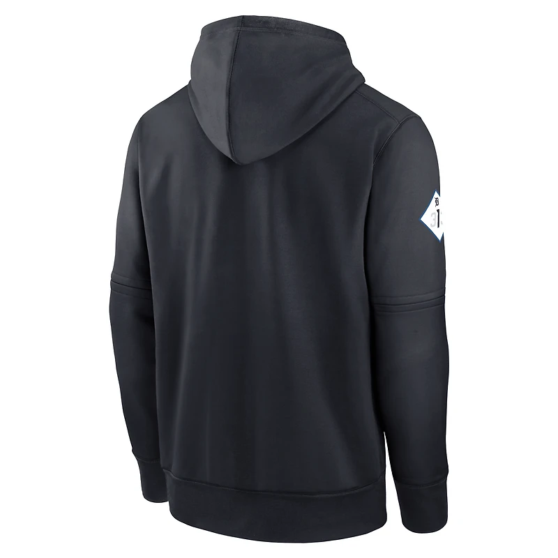 Men's Nike Navy Detroit Tigers Authentic Collection City Connect Performance Pullover Hoodie