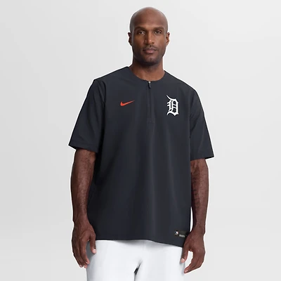 Men's Nike Navy Detroit Tigers Authentic Collection Dri-FIT Quarter-Zip Windshirt