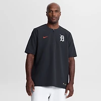 Men's Nike Navy Detroit Tigers Authentic Collection Dri-FIT Quarter-Zip Windshirt