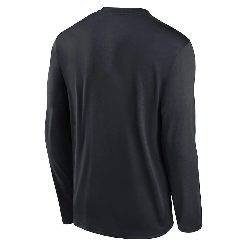 T-shirt à manches longues Nike Legend Dri-FIT Authentic Collection pour homme, bleu marine