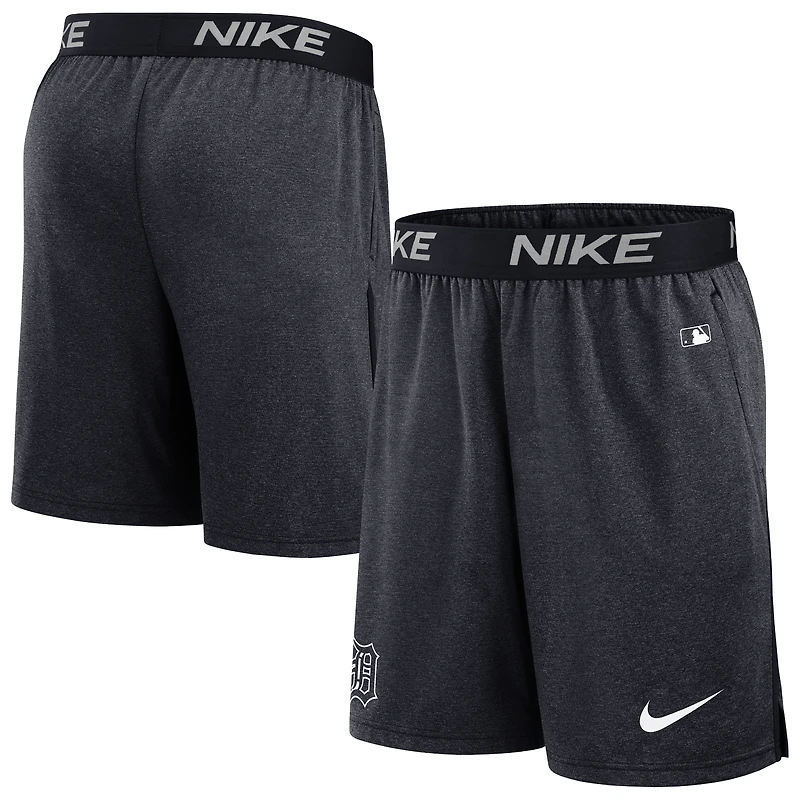 Men's Nike Navy Detroit Tigers Authentic Collection Performance Knit Shorts