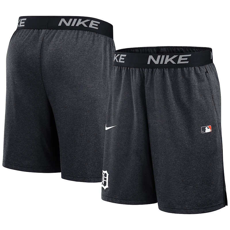 Short en tricot Nike bleu marine Detroit Tigers Authentic Collection Performance pour homme