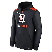 Men's Nike Navy Detroit Tigers Authentic Collection Performance Pullover Hoodie