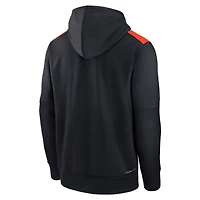 Men's Nike Navy Detroit Tigers Authentic Collection Performance Pullover Hoodie