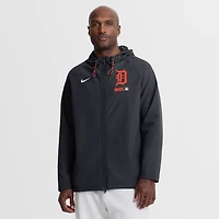 Men's Nike Navy Detroit Tigers Authentic Collection Raglan Therma-FIT Full-Zip Hooded Jacket