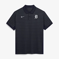 Polo rayé Victoire pour homme Nike Detroit Tigers Authentic Collection, bleu marine