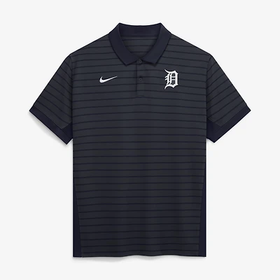 Polo rayé Victoire pour homme Nike Detroit Tigers Authentic Collection, bleu marine