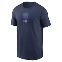 Men's Nike Navy Detroit Tigers City Connect 2-Hit T-Shirt
