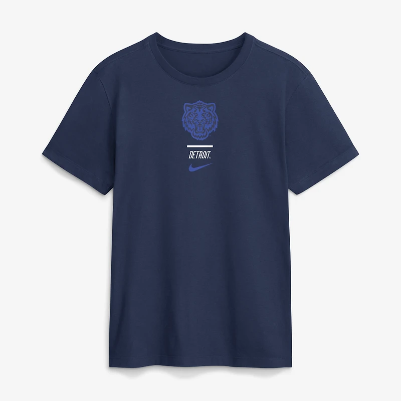 T-shirt Nike City Connect 2-Hit bleu marine pour homme, Detroit Tigers