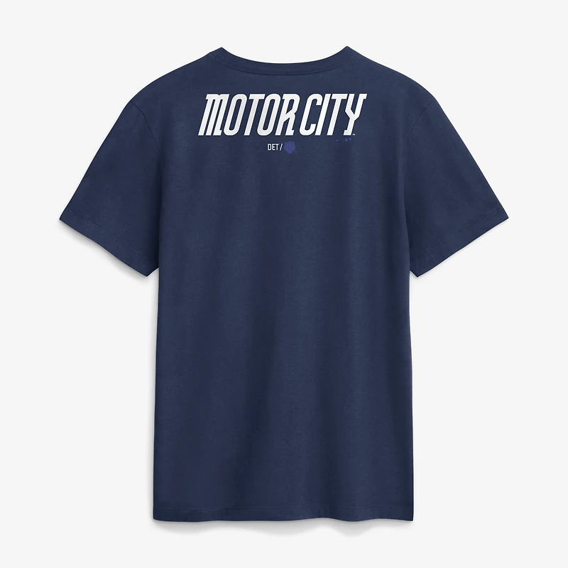 T-shirt Nike City Connect 2-Hit bleu marine pour homme, Detroit Tigers
