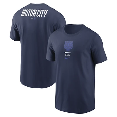 Men's Nike Navy Detroit Tigers City Connect 2-Hit T-Shirt