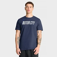 T-shirt Nike pour homme, bleu marine, Detroit Tigers City Connect, grand logo