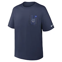 T-shirt à poche Nike City Connect Max90 Detroit Tigers bleu marine pour homme