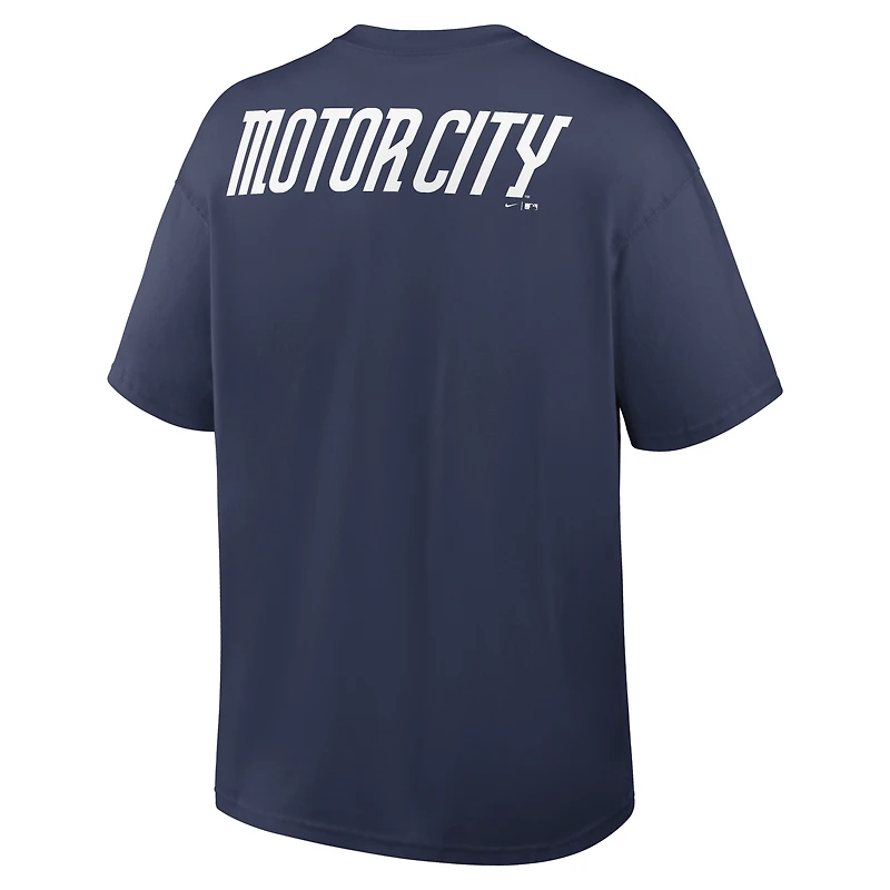 T-shirt à poche Nike City Connect Max90 Detroit Tigers bleu marine pour homme