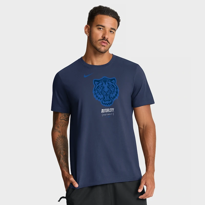 T-shirt Nike bleu marine Detroit Tigers City Connect pour homme