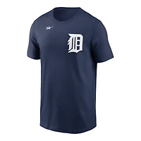 Men's Nike Orange Detroit Tigers Cooperstown Collection Logo T-Shirt
