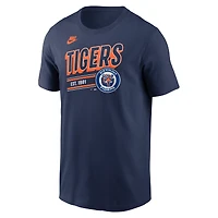 Men's Nike  Navy Detroit Tigers Cooperstown Collection Retro T-Shirt