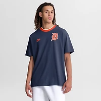 T-shirt à col rond Nike bleu marine Detroit Tigers Cooperstown Collection pour homme