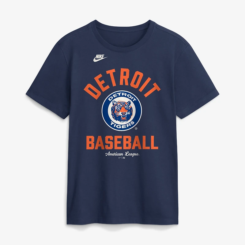 Men's Nike Navy Detroit Tigers Cooperstown Collection T-Shirt