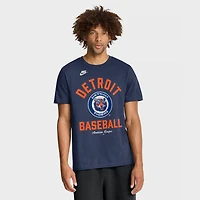 T-shirt homme Nike bleu marine Detroit Tigers Cooperstown Collection