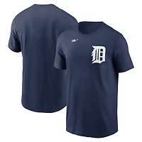Men's Nike Orange Detroit Tigers Cooperstown Collection Wordmark T-Shirt