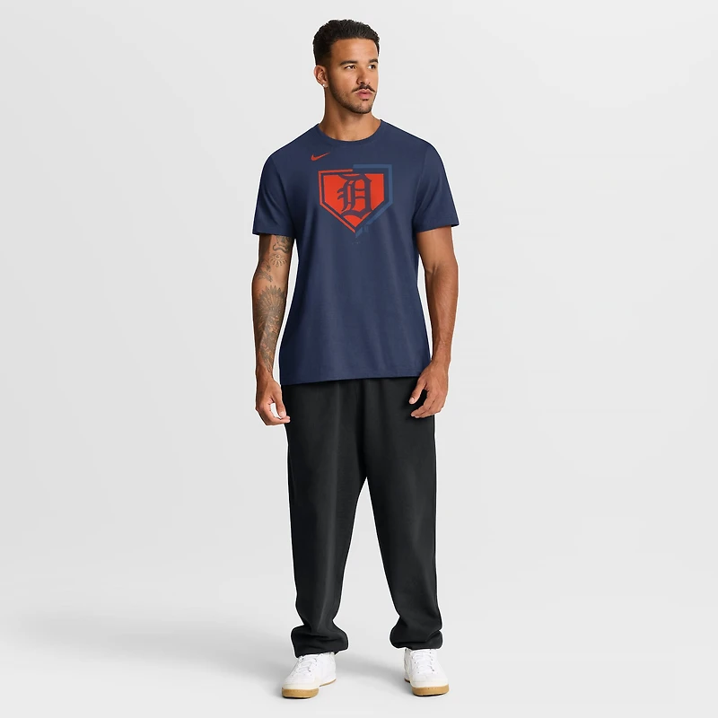 T-shirt Nike Icon Detroit Tigers bleu marine pour homme