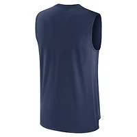 Men's Nike Navy Detroit Tigers Knockout Stack Exceed Performance Muscle Tank Top