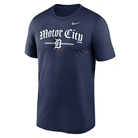 T-shirt Légende locale des Detroit Tigers Nike pour homme - Bleu marine